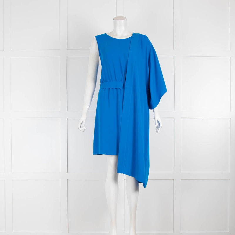 MM6 Royal Blue One Sleeve Dress