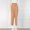 Marella Tan Front Pleat Trousers