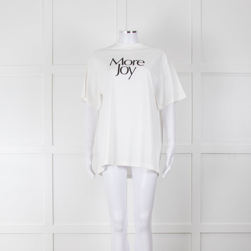 Christopher Kane White 'More Joy' T-Shirt