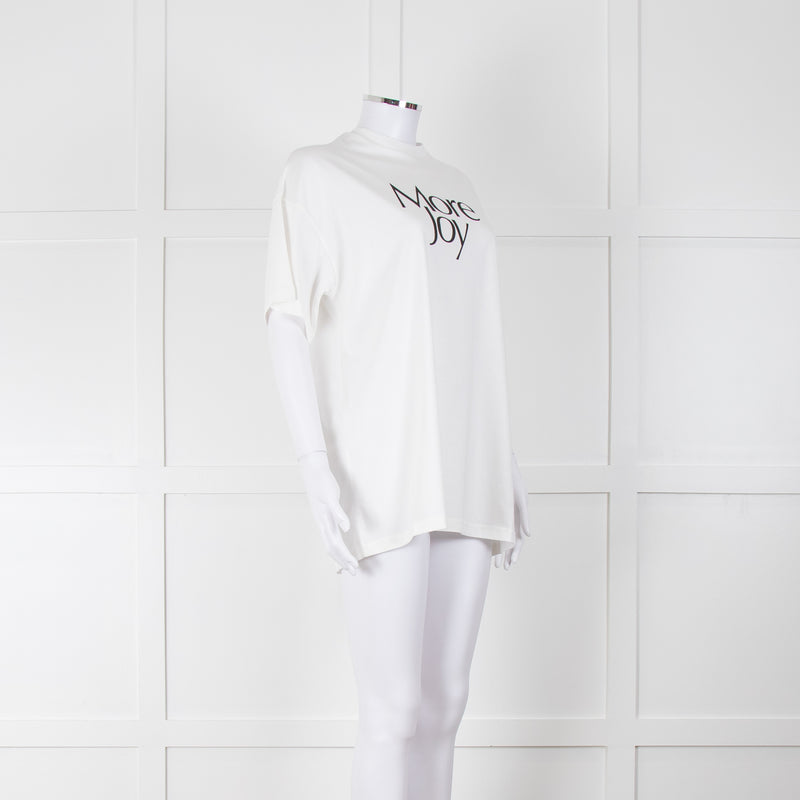 Christopher Kane White 'More Joy' T-Shirt