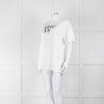 Christopher Kane White 'More Joy' T-Shirt