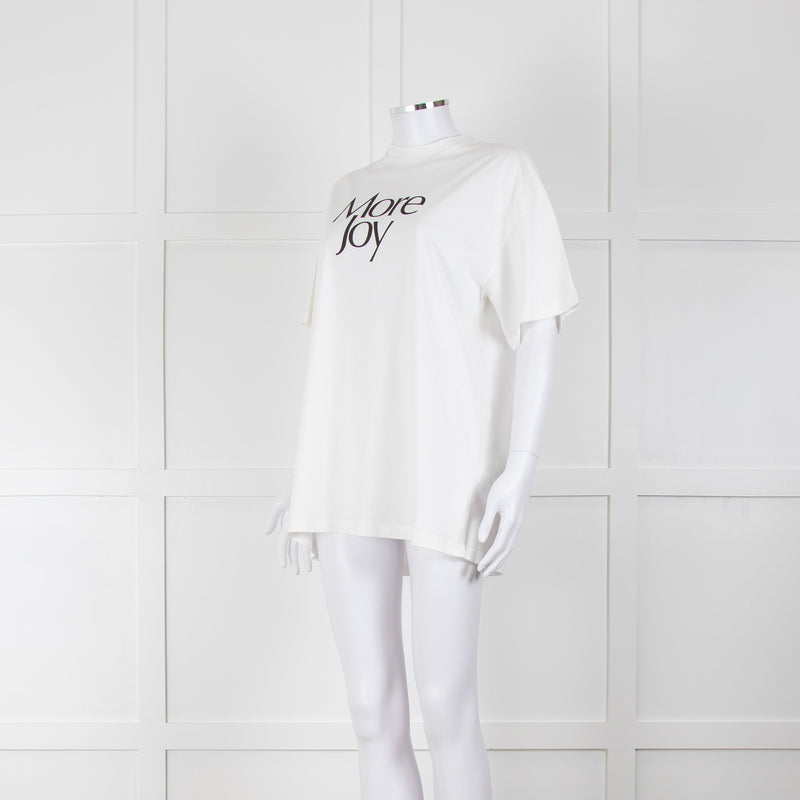 Christopher Kane White 'More Joy' T-Shirt