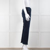 DL1961 Dark Blue Raw Hem Straight Leg Jeans