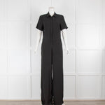 Finery Black Short Sleeve Jumpsuit