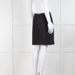 Dolce & Gabbana Black Lace Pencil Skirt