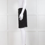 Dolce & Gabbana Black Lace Pencil Skirt