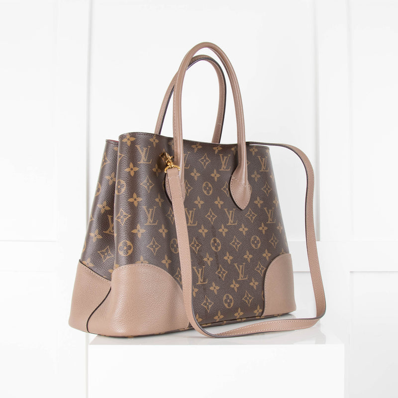 Louis Vuitton Monogram Flandrin Bag with Taupe Detailing