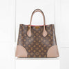 Louis Vuitton Monogram Flandrin Bag with Taupe Detailing