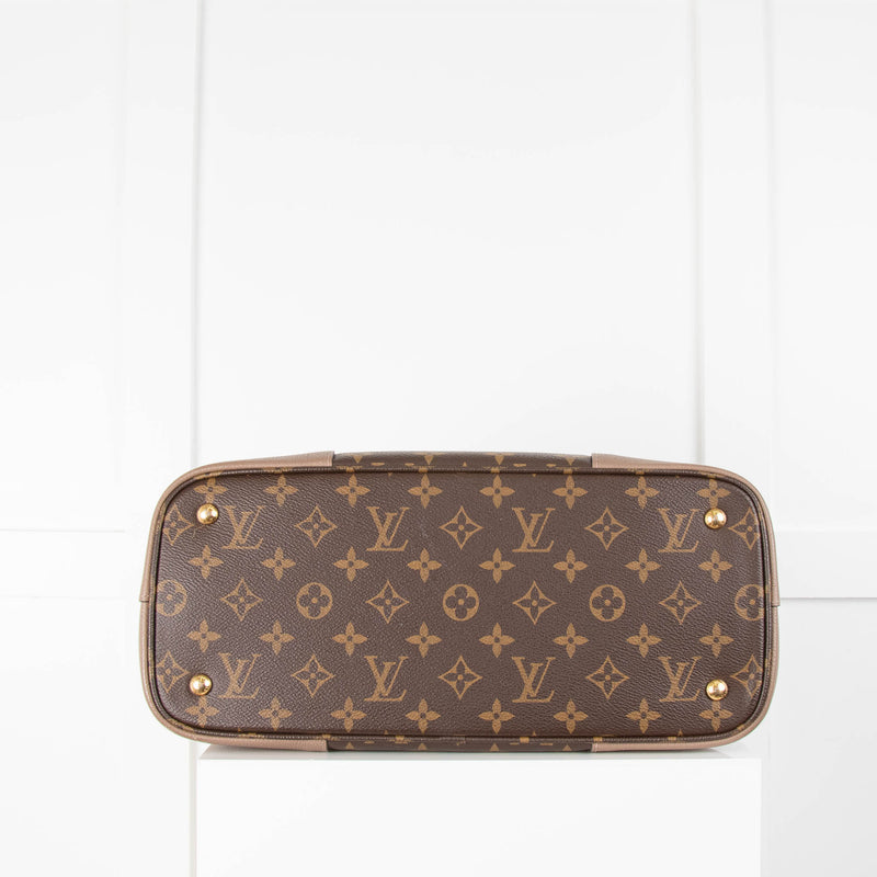 Louis Vuitton Monogram Flandrin Bag with Taupe Detailing