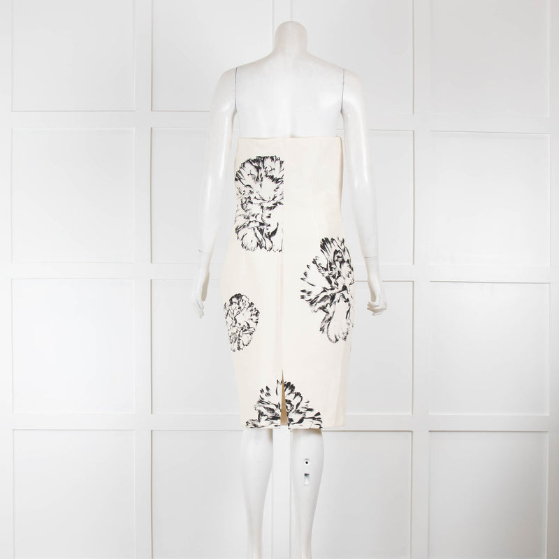 Giambattisa Valli Strapless Cream Dress