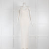 Khaite Cream Knitted Sleeveless Long Dress