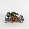 Valentino Garavani Multi Camouflage Suede And Leather Rockrunner Trainers