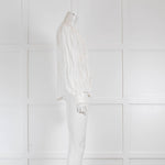 Isabel Marant Etoile White Pintuck Blouse