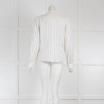 Isabel Marant Etoile White Pintuck Blouse