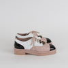 Chanel Pink Quilted Brogues with Chain Detail