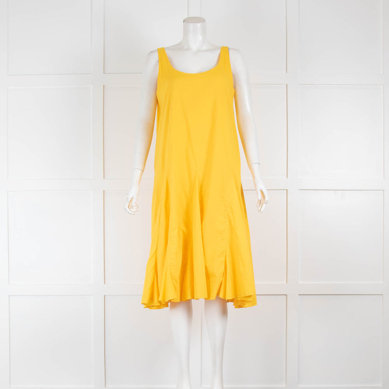 Rhode Yellow Cotton Sleeveless Sun Dress