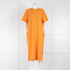 Studio Nicholson Orange T-Shirt Maxi Dress