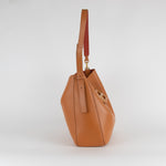 Hogan Tan Shoulder Bag With Red Lining