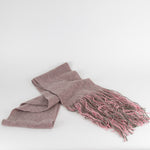 Brora Pink Cashmere Tassell Scarf