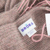 Brora Pink Cashmere Tassell Scarf