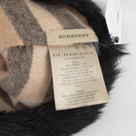 Burberry Black Rabbit Fur Snood