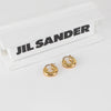 Jil Sander Classic Round Earrings