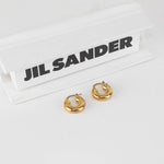 Jil Sander Classic Round Earrings