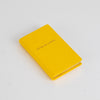 Smythson Yellow Mini 'Little by Little' Micro Notebook