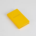 Smythson Yellow Mini 'Little by Little' Micro Notebook