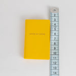 Smythson Yellow Mini 'Little by Little' Micro Notebook