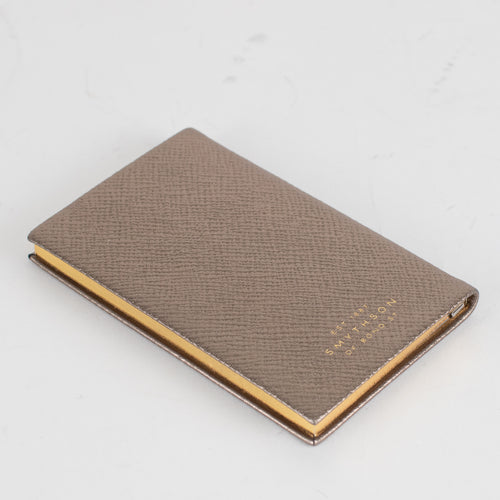 Smythson Gold 'All Wrapped Up' Mini Notebook