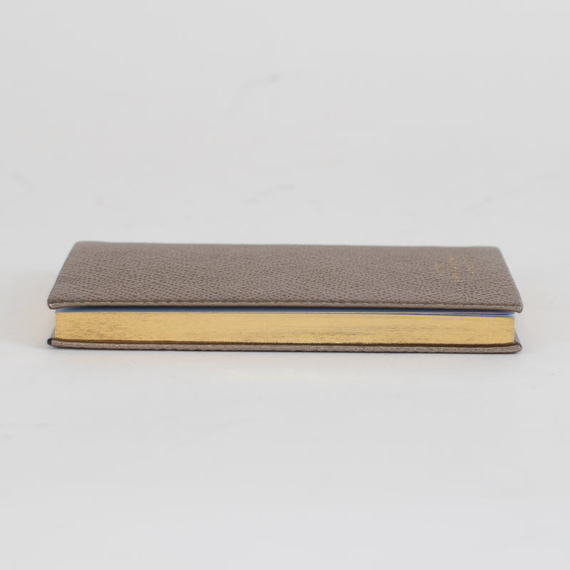 Smythson Gold 'All Wrapped Up' Mini Notebook