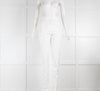 Max Mara Studio White Slim Trousers