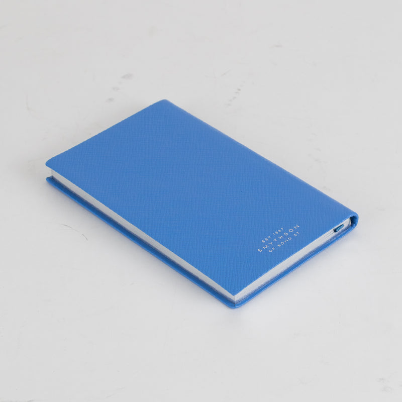 Smythson Blue 'Mayfair Missy' Small Notebook