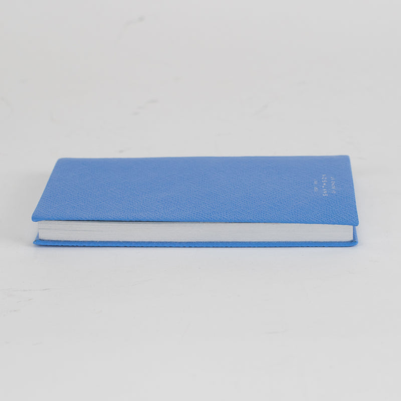 Smythson Blue 'Mayfair Missy' Small Notebook