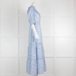 Rixo Rosa Blue Prairie Style Dress