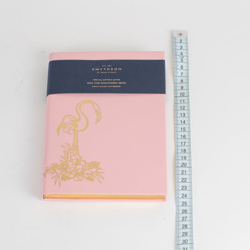 Smythson Limited Edition Pink Sail The Southern Seas Notebook