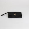 Salvatore Ferragamo Black BiFold Wallet With Clasp