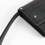 Salvatore Ferragamo Black BiFold Wallet With Clasp