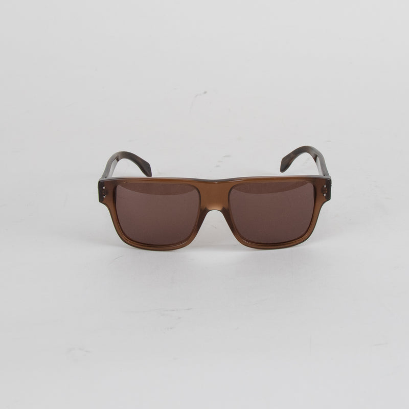 Alexander McQueen Brown D Frame Sunglasses