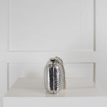 Lulu Guinness SIlver Lip Clasp Clutch