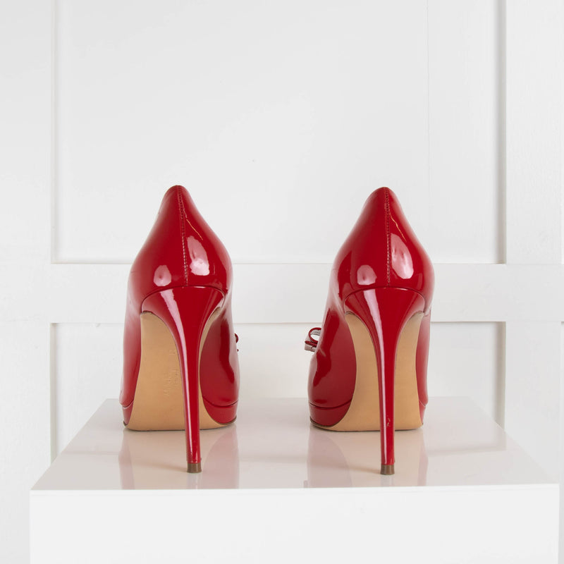 Ferragamo red heels sale