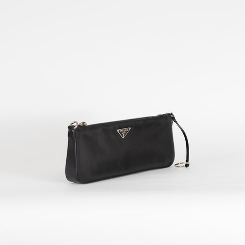 Prada Black Nylon Small Pouch