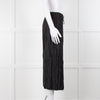 Ulla Johnson Black Crinkled Midi Skirt