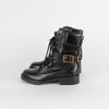 Chloe Black Diane Lace Up Biker Boot