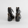 Chloe Black Diane Lace Up Biker Boot