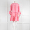 Devotion Twins Pink Tiered Mini Dress