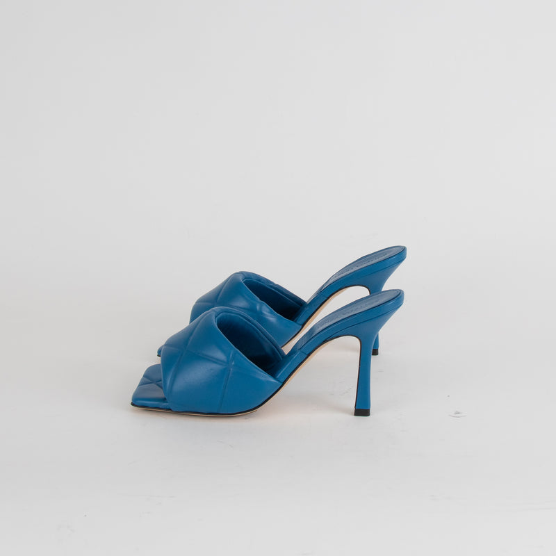 Bottega Veneta Blue Padded Mule