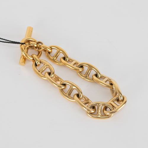 Tilly Sveaas Gold Chunky Anchor Linked Bracelet