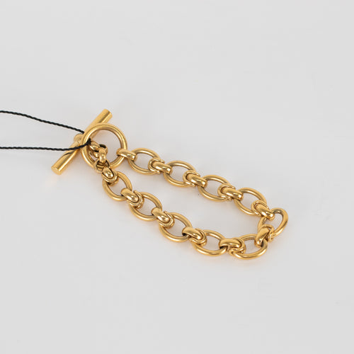 Tilly Sveaas Small Gold Interlock Bracelet